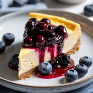 Blueberry cheesecake