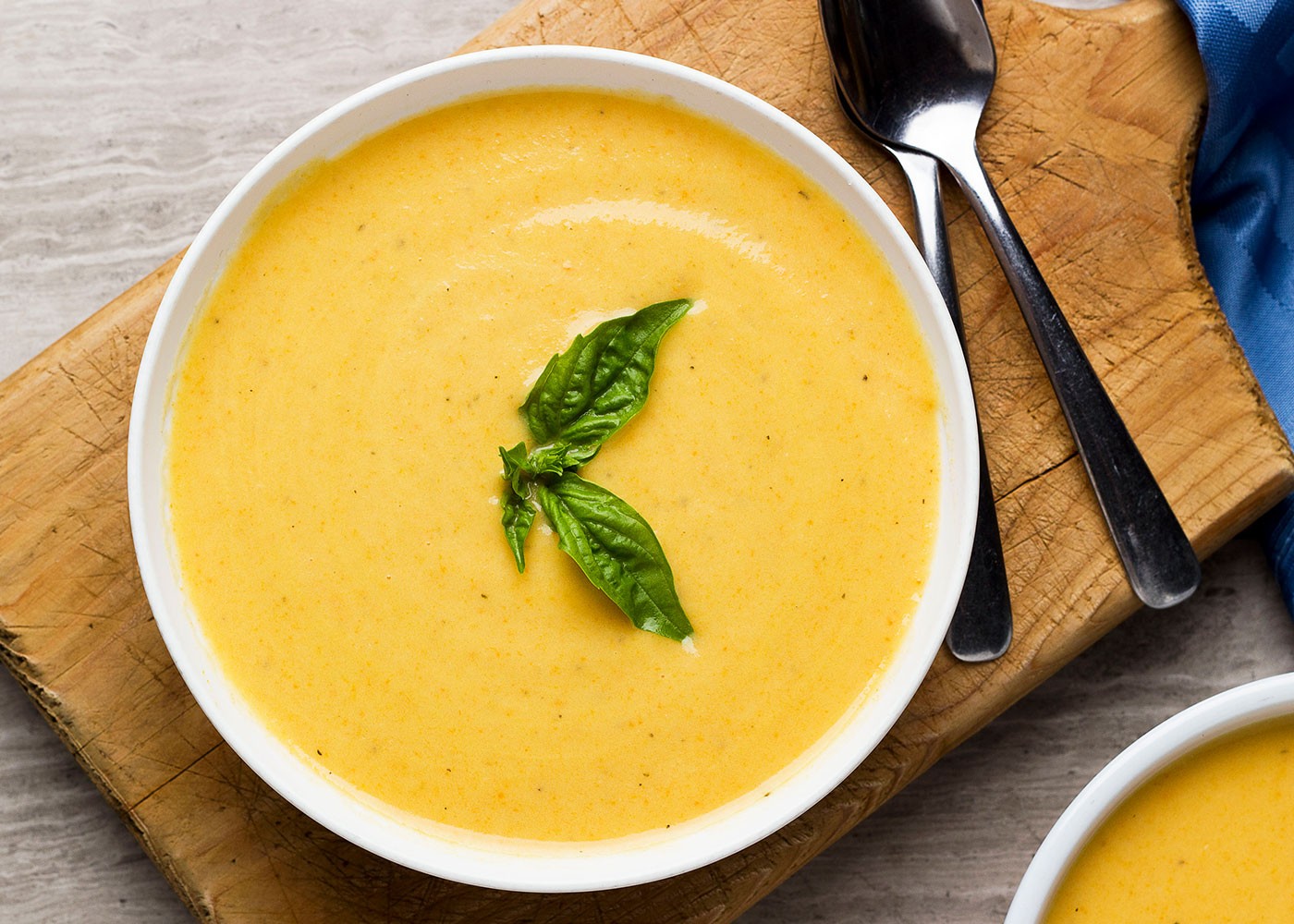Parsnip Potato Soup in a bowl