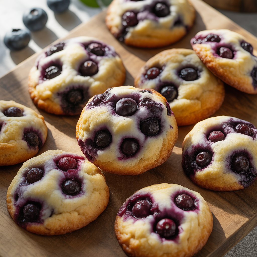 Blueberry Drop Cookies