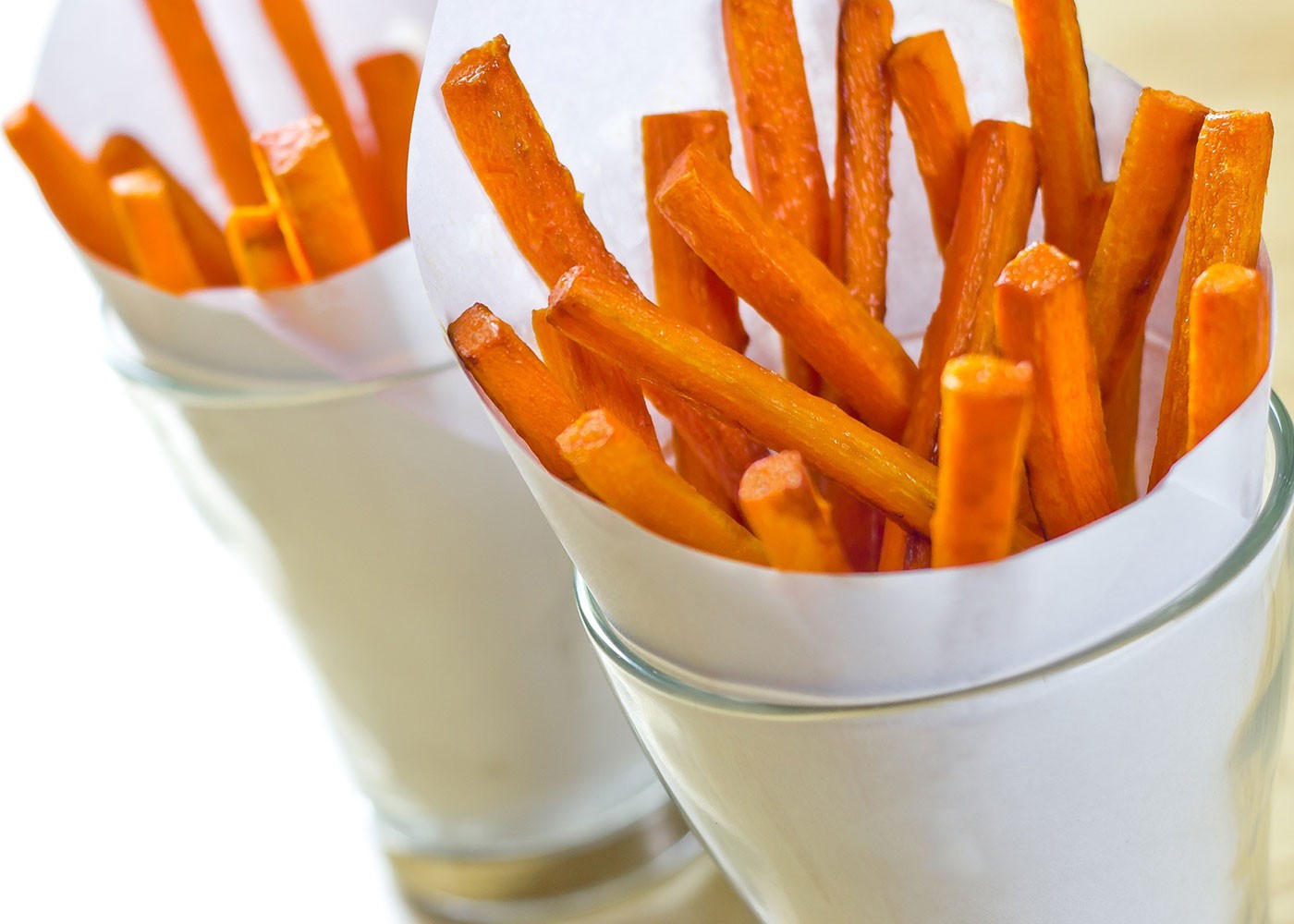 Crispy Carrot Fries in a cup