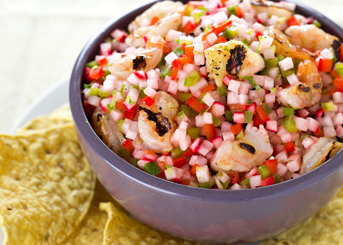 Shrimp and Radish Curry in a bowl