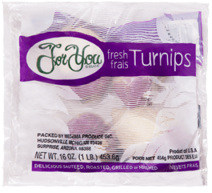 Turnips in bag