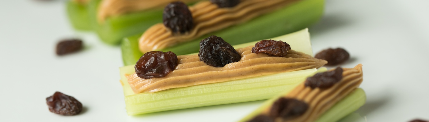 ants on a log, celery